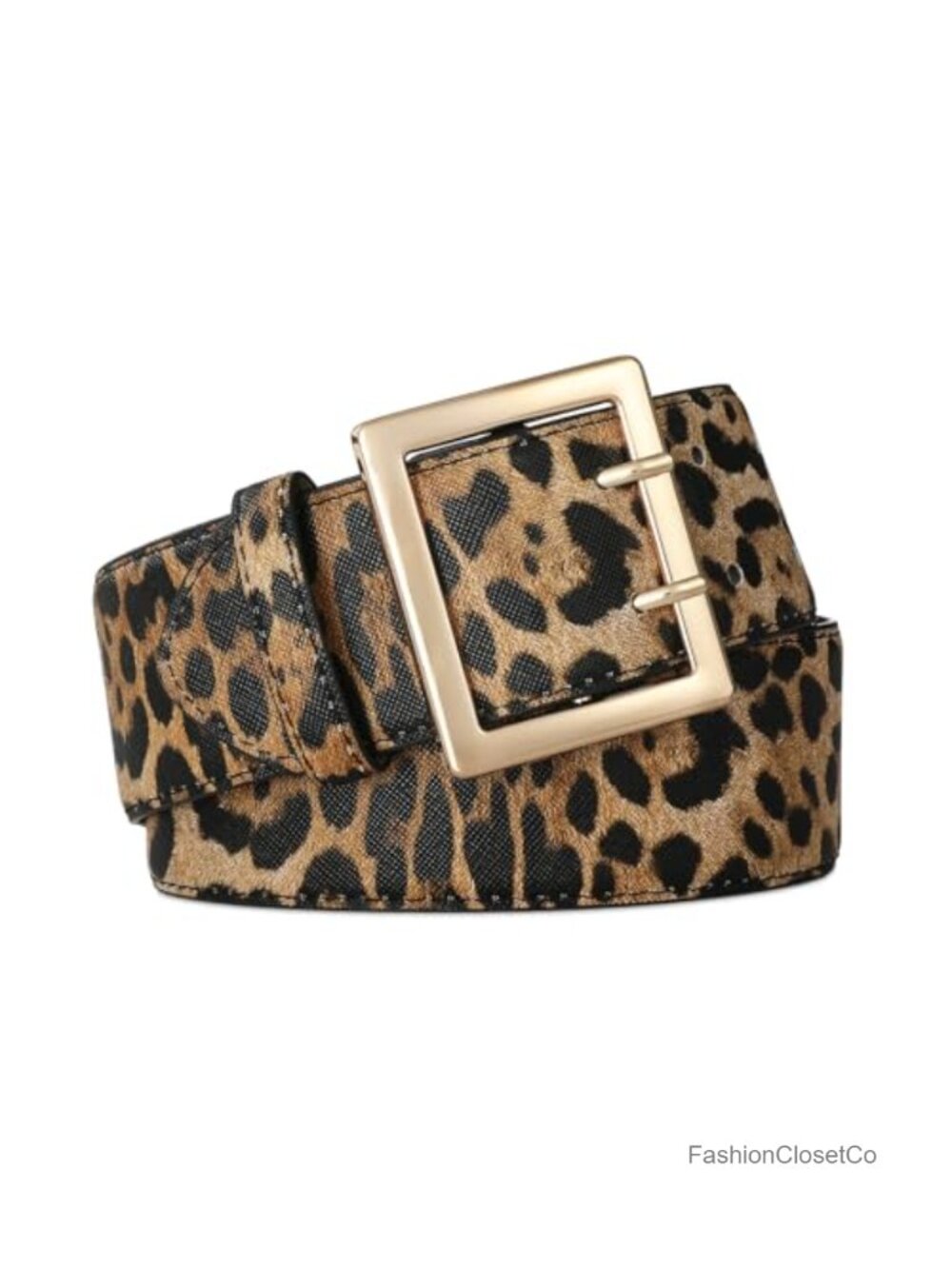 Wide Belts for Women Synthetic Leather Wide Belt 2 Inch Thick Gold Buckle for